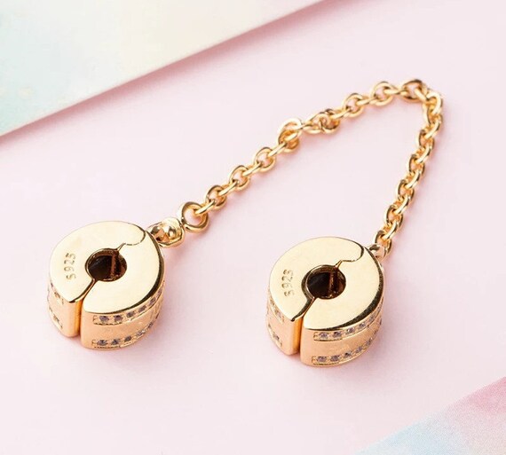 Safety Chain 100% 925 Sterling Silver 