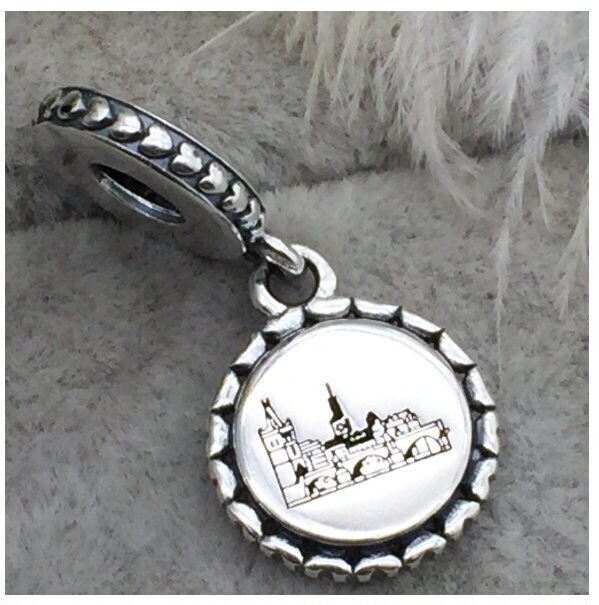 Budapest Charm Travel Charm 100% Sterling Silver Charms for - Etsy España