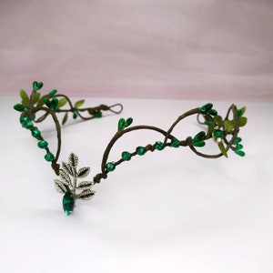 Elven fairy crown Woodland elf crown Elven tiara Elven circlet headpiece