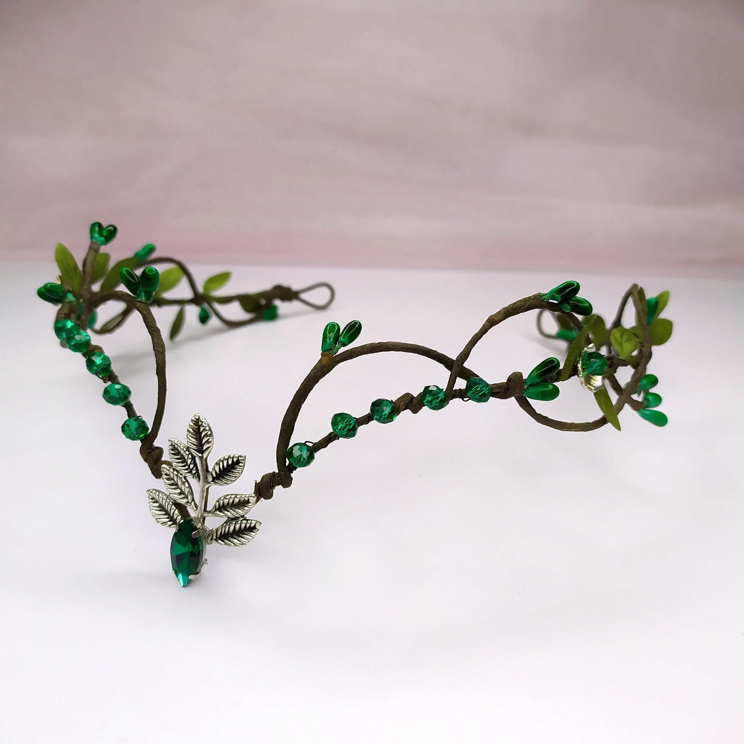 Elven Fairy Crown Woodland Elf Crown Elven Tiara Elven Circlet Etsy