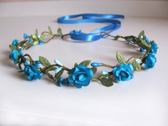 blue flower halo