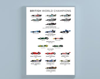 Campeones mundiales británicos de F1 / ACTUALIZADO 2026 LANDO NORRIS