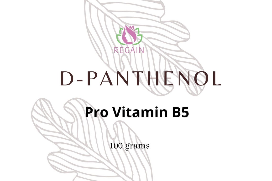 D PANTHENOL Provitamin B5 for Your DIY Skincare Serum Etsy