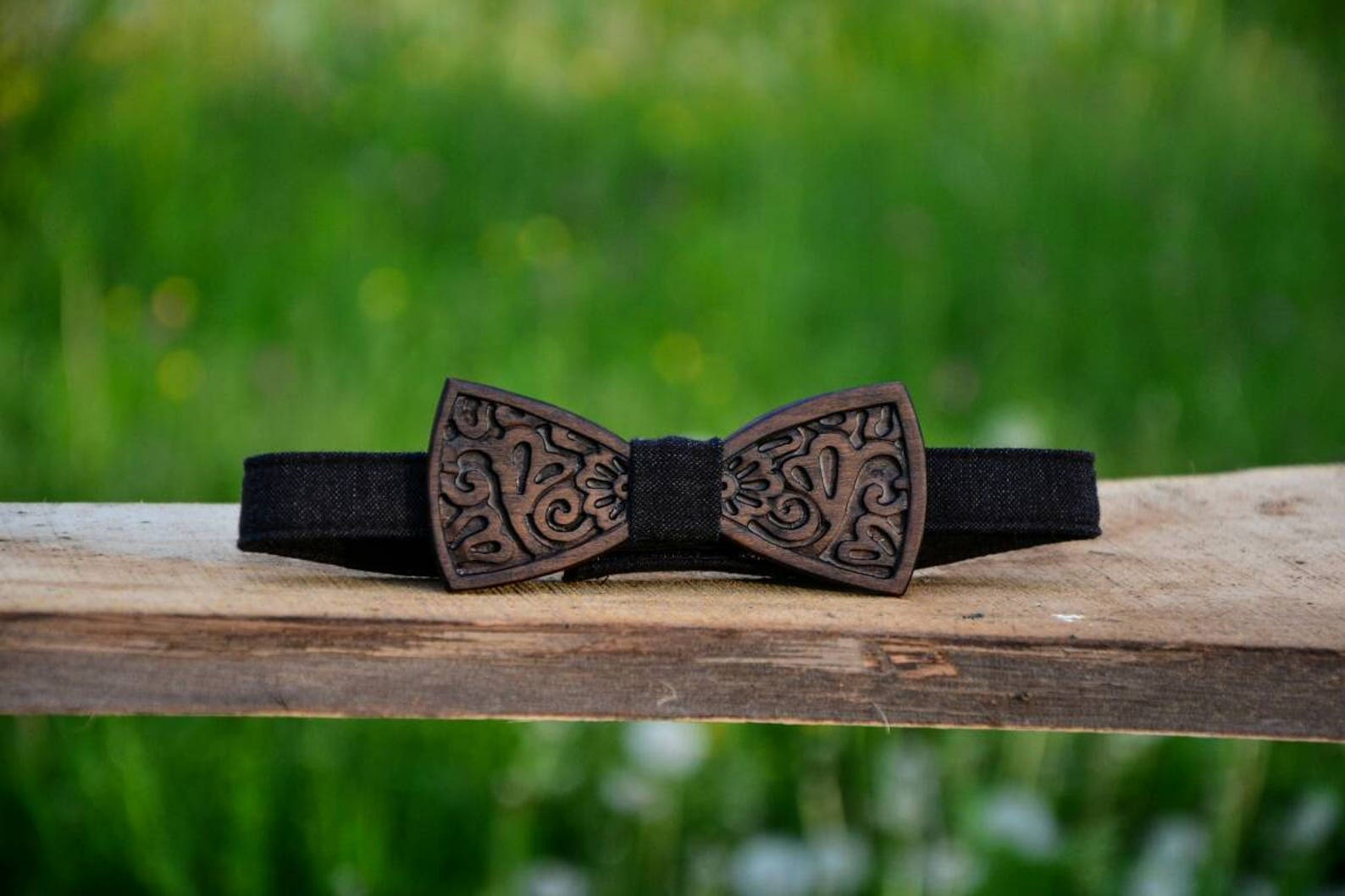 Wooden Bowtie Wooden Bow Tie Wood Bowties Gift for Men Etsy