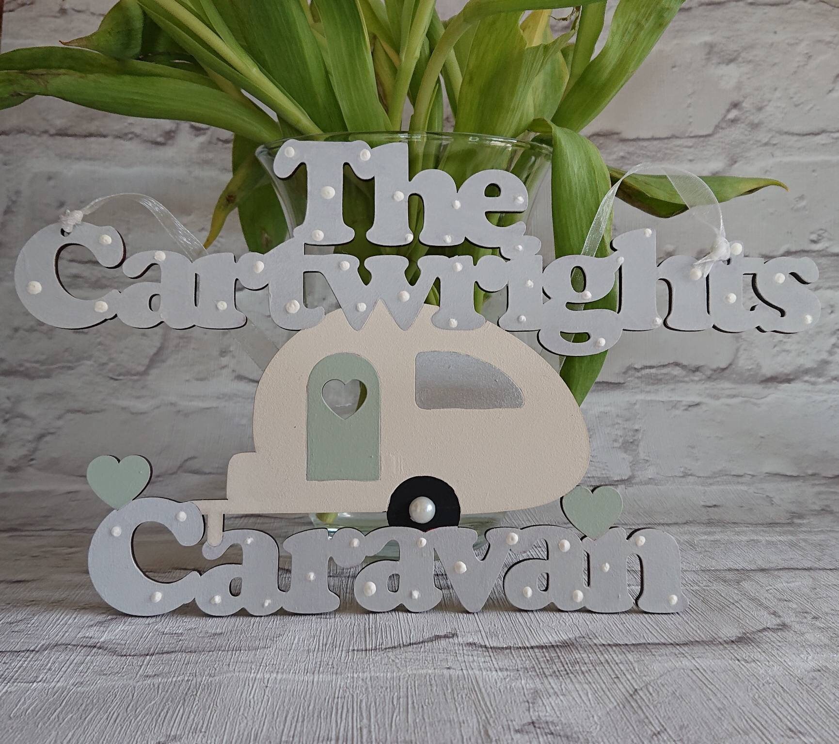 Personalised Caravan Plaque. Caravan Accessories. Caravan Etsy UK