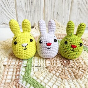 Crochet Easter Tiny Bunny Crochet Pattern Easy Amigurumi - Etsy