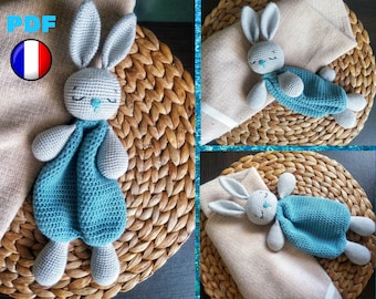 Doudou Lapin Au Crochet Patron FRA/FR, Modéle De Crochet