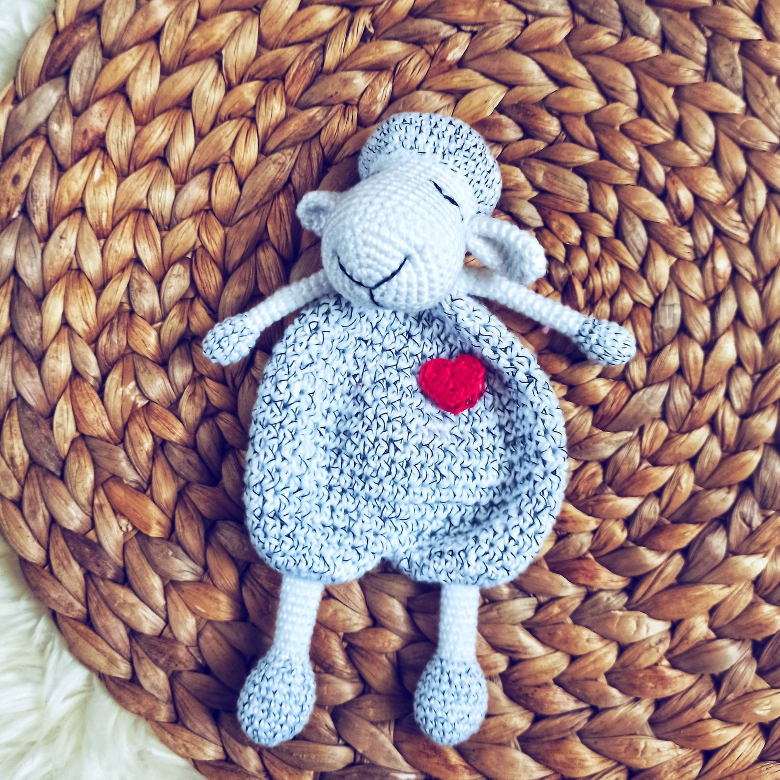Lamb Lovey Crochet Pattern Easy Sheep amigurumi pattern Etsy