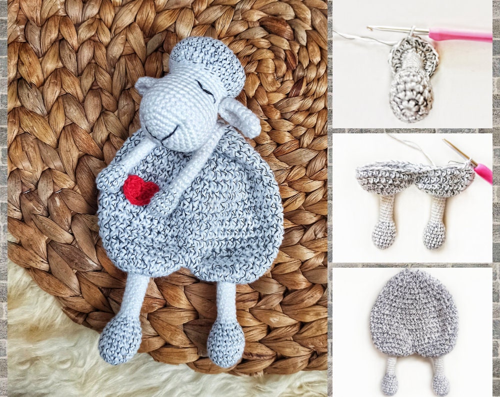 Lamb Lovey Crochet Pattern Easy Sheep Amigurumi Pattern Etsy