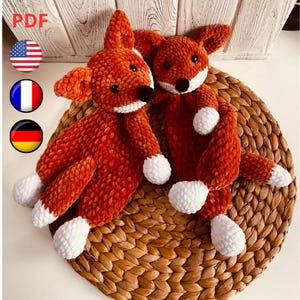 Fox Lovey Crochet Pattern – Roni | Amigurumi Fox Comforter