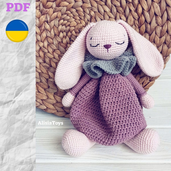 Patron au crochet Bunny Violet Lovey en ukrainien (fichier PDF du tutoriel)