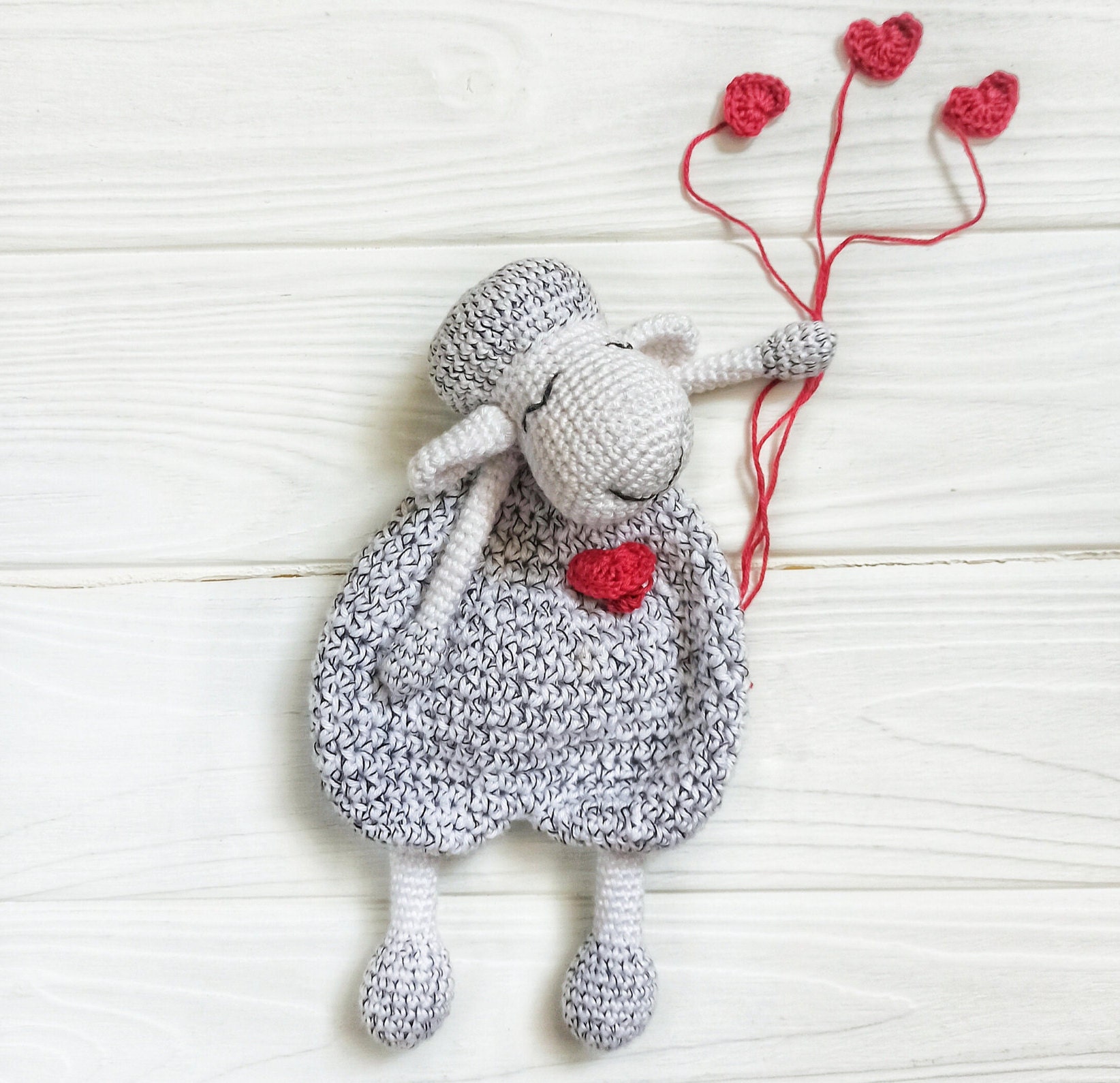 Lamb Lovey Crochet Pattern Easy Sheep Amigurumi Pattern Etsy Canada