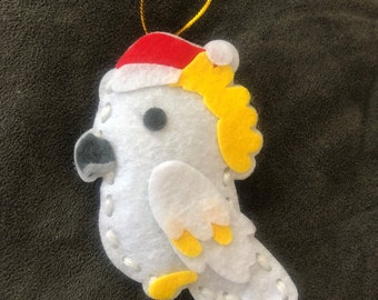 Cockatoo Xmas Decoration