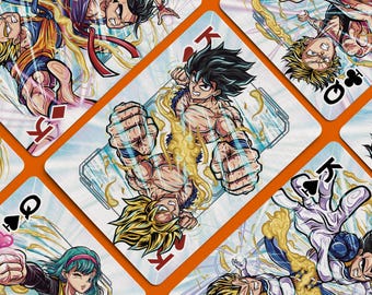 DR4G0N:B4LL Anime Inspired Playing Cards - Designed in Australia