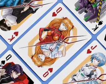 3V4NG3L10N Anime Inspired Playing Cards - Designed in Australia