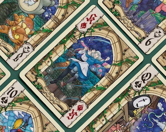 STUD10:GH18L1 Anime Inspired Playing Cards - Designed in Australia