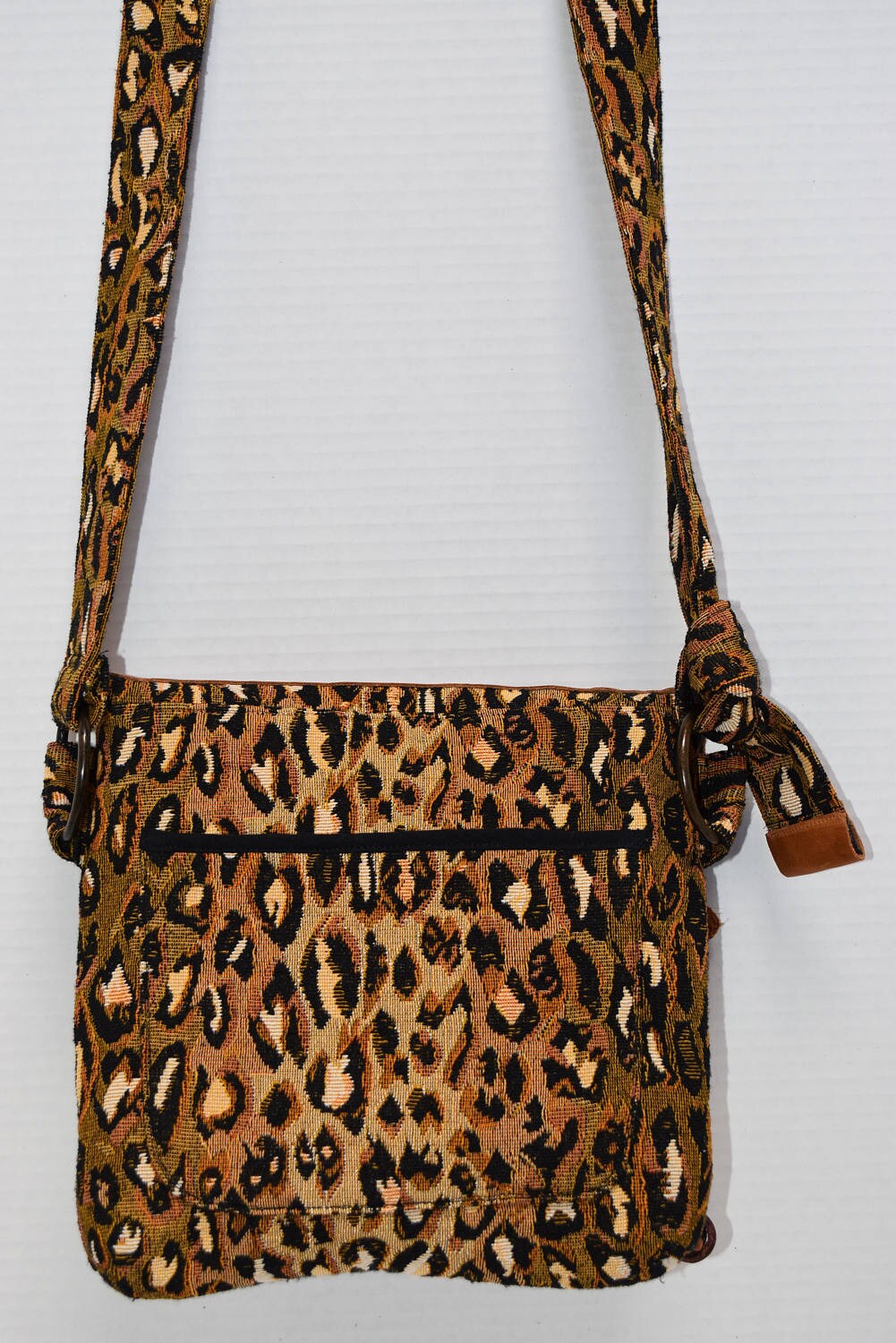 Animal Print With Leather Bag Etsy