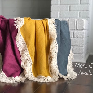 Manta de pañales de muselina, pañal de niña, manta de lanzamiento de muselina, niño de pañales de bebé, niña de pañal de bebé, regalo de baby shower, manta de pañal de bebé