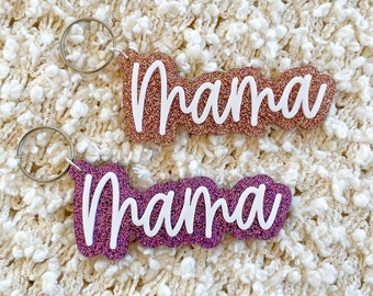 Mama keychain with kids name, mama keychain, customized mom keychain, Mother’s Day gift, custom gifts for mom, gifts for mom, gifts for her