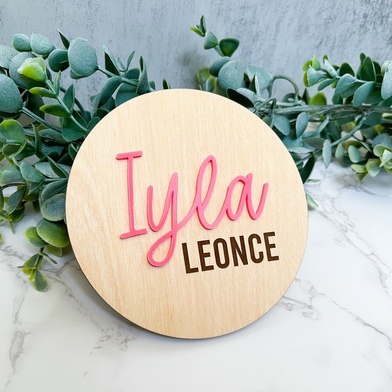 Birth Announcement Sign Hospital Name Sign Personalized Baby - Etsy