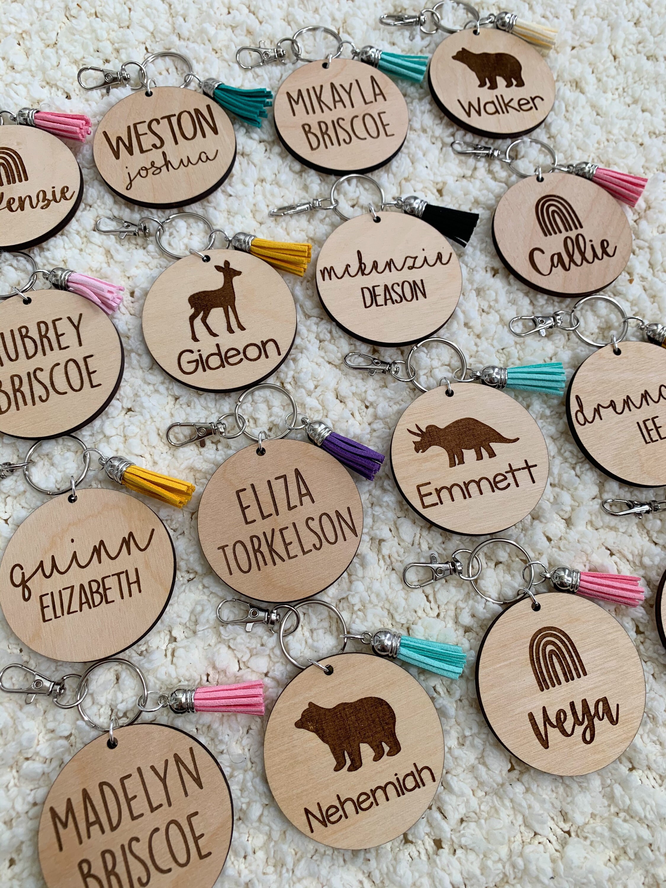 Personalized backpack tags luggage tags personalized wooden Etsy