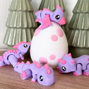 Dinosaur Easter Egg, Dinosaur surprise egg, dinosaur and matching egg, dinosaur toys, Dinosaur Fidget Toys, cute dinosaurs, 3d printed dinos