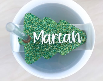 Stanley name topper, Christmas Stanley topper, personalized cup topper, tumbler name topper, Christmas gifts, gift for girl, gift for friend