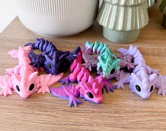 Dragon Egg with baby dragon, 3d printed dragon and egg, baby dragon egg, surprise dragon egg, easter egg surprise. Easter gift for kids