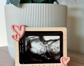 ultrasound fridge magnet, ultrasound picture frame, ultrasound magnet for fridge, pregnancy announcement, baby shower gift, sonogram magnet