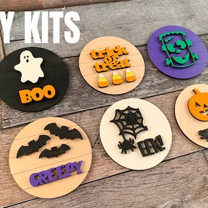 Halloween DIY Paint Kit, Halloween kids crafts, Halloween decor, Halloween diy kit, kids kids paint party kit, kids diy Halloween kit, craft