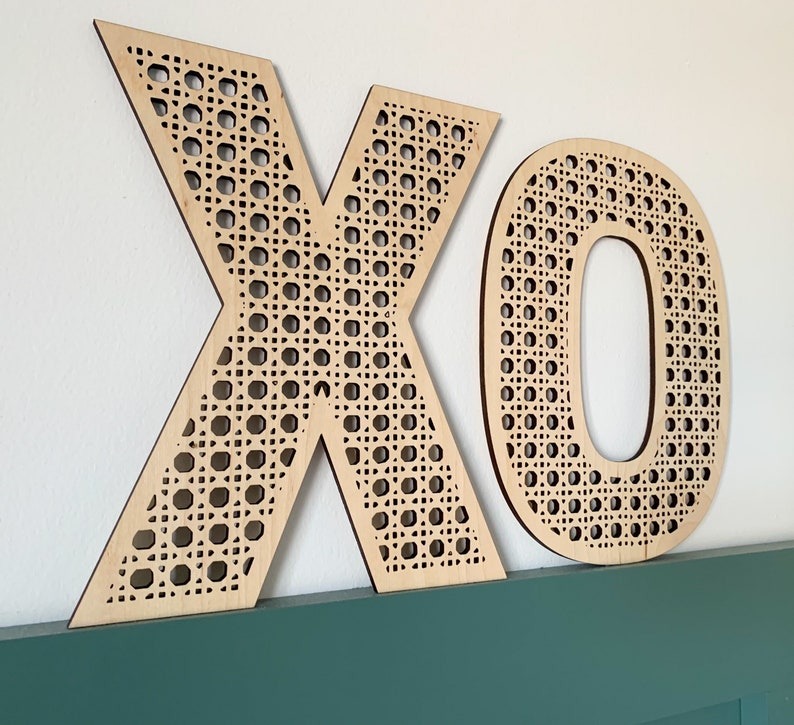 Rattan Letters Rattan Nursery Decor Boho Nursery Name Sign Etsy Australia