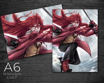 Grell Sutcliff - A6 Print