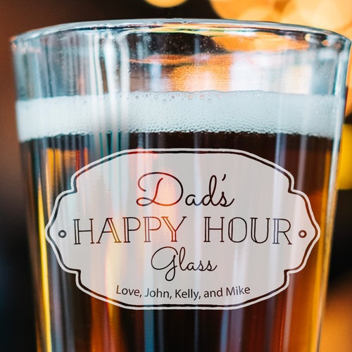 Gift for Dad Father's Day Gift New Dad Beer Glass Dad Etsy