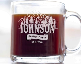 Family Cabin Coffee Mug - Camping Gift