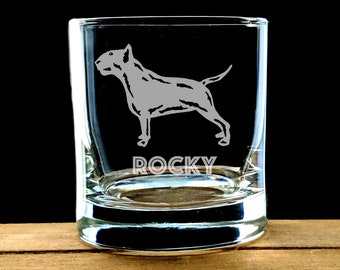 Personalized Staffordshire Bull Terrier Pet Dog Etched Wine Glass 12.75oz Personalized Staffordshire Bull Terrier Pet Dog Etched Wine Glass 12.75oz