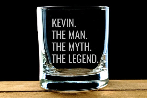 Man Myth Legend Whiskey Glass Personalized Rocks - Personalized Crystal Whiskey Glasses Man Myth Legend Whiskey Glass Personalized Rocks - Personalized Crystal Whiskey Glasses