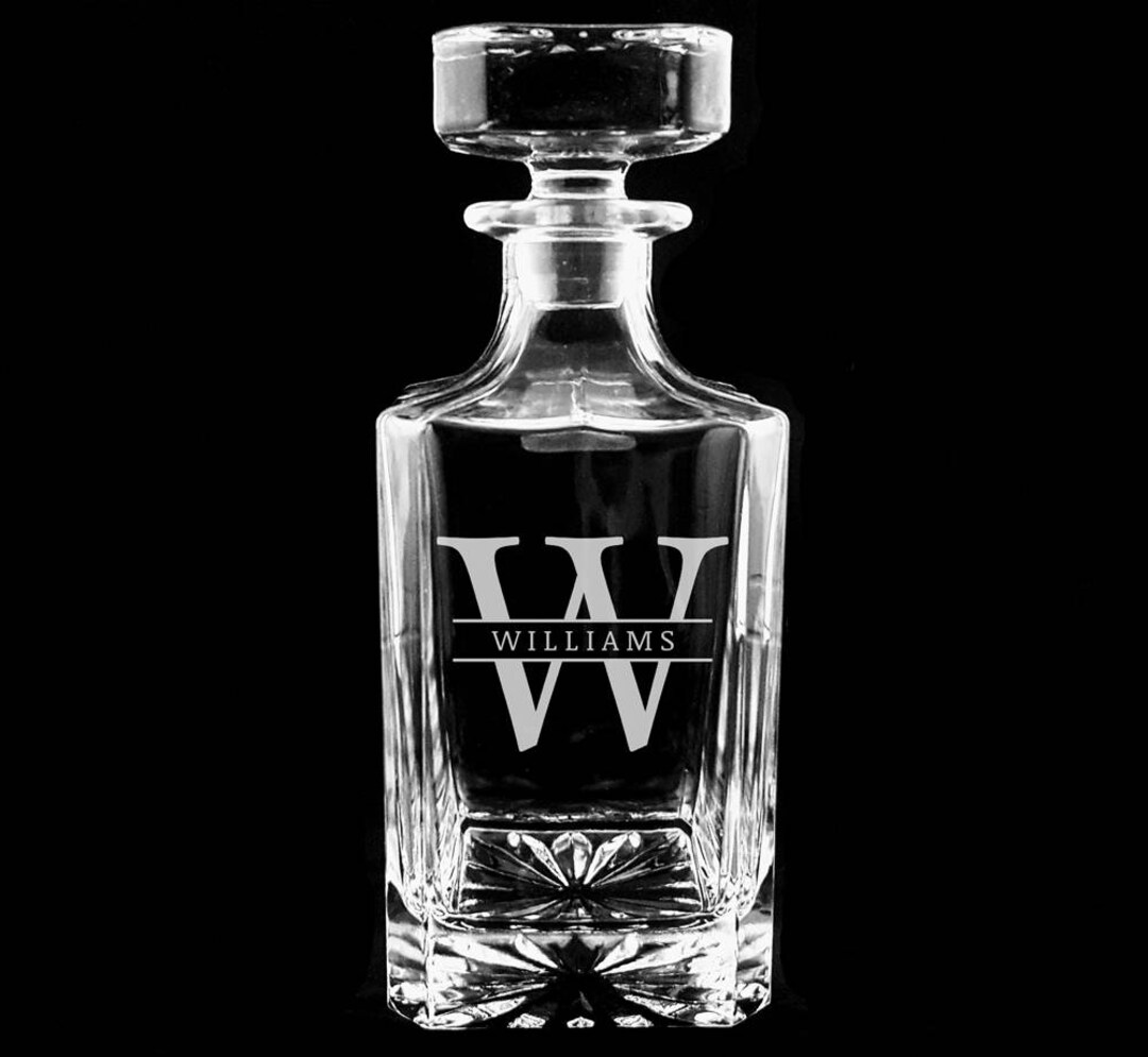 Personalized Whiskey Decanter Engraved Decanter Father's Etsy