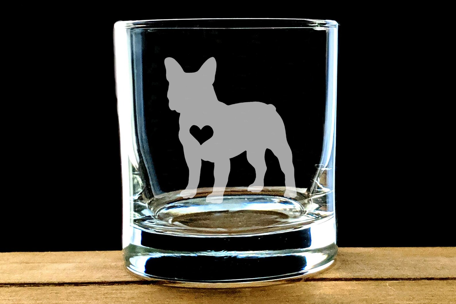 Funny French Bulldog Whiskey Bottle, Middle Finger Statue Whiskey