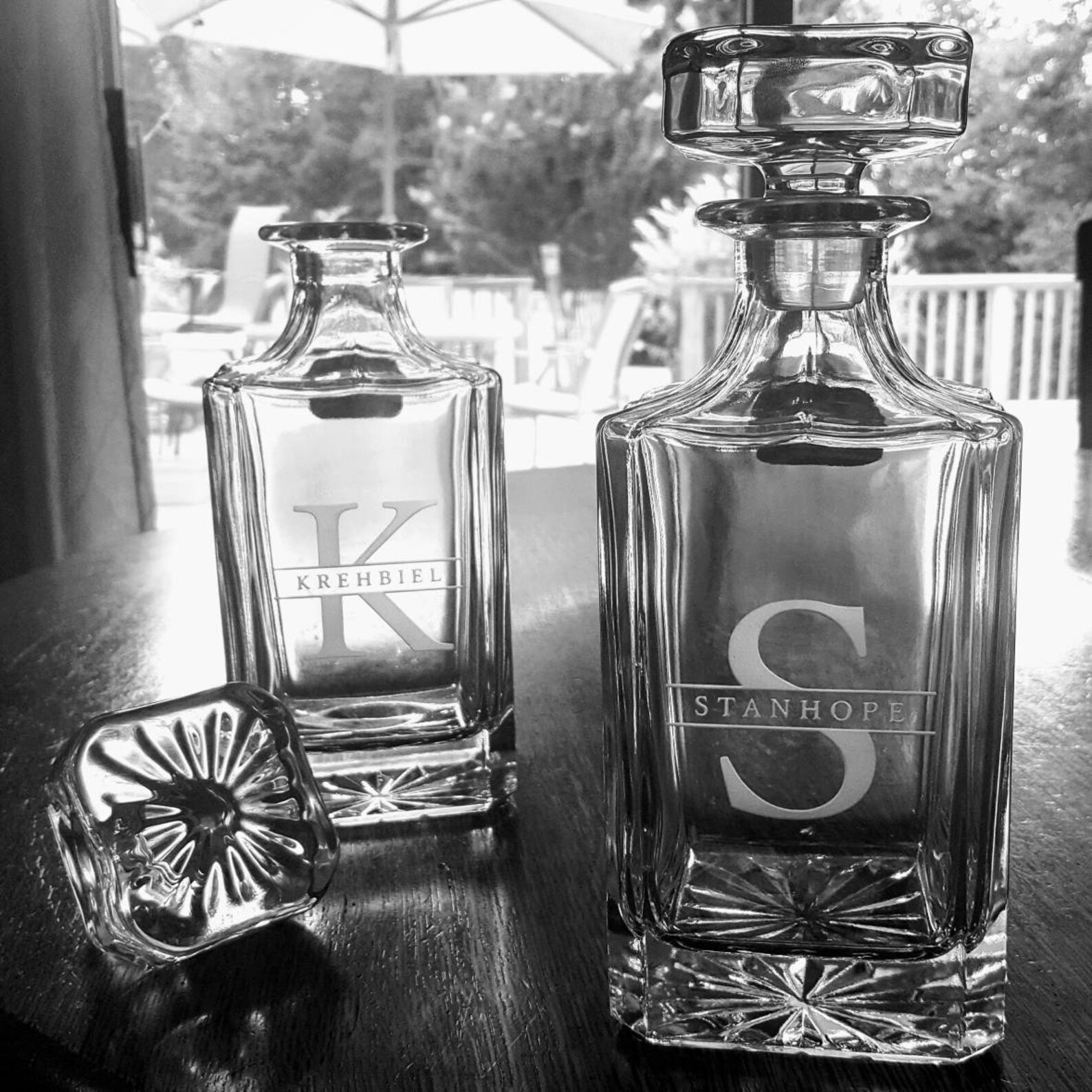 Personalized Whiskey Decanter Engraved Decanter Father's Etsy