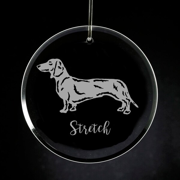 Dachshund Crayon Storage Ornaments