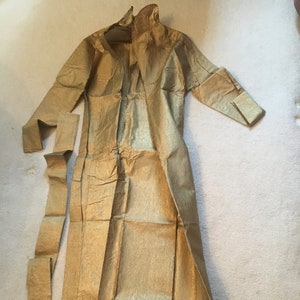 1960&#39;s Unused, New Old Stock--Golden, Disposable Couture --Never Worn--MCM Chic