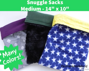 Medium Pet Snuggle Sack /14"x10" Cuddle Sack / Sleeping Bag / Cuddle Bag/ Hedgehog Snuggle Sack / Guinea Pig Snuggle Sack / Bonding Bag