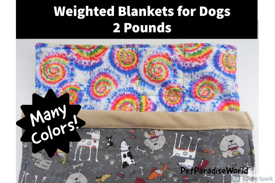 Dog Weighted Blanket / Small Dog /pet Calming Blanket / 2 Etsy