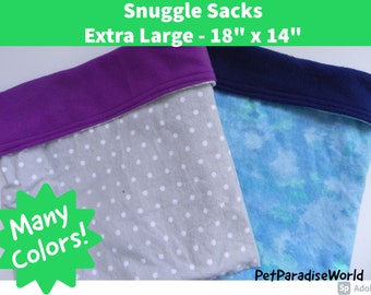 Extra Large Pet Snuggle Sack /18"x14" Cuddle Sack / Sleeping Bag / Cuddle Bag/ Hedgehog Snuggle Sack / Guinea Pig Snuggle Sack / Bonding Bag