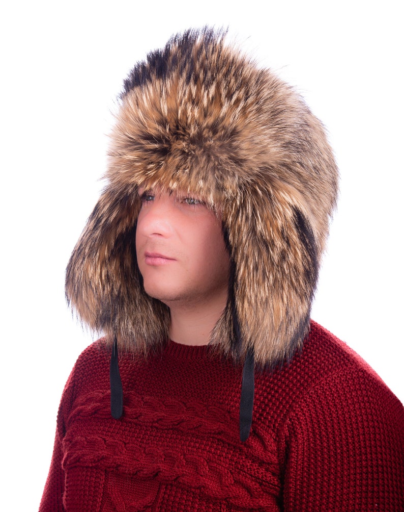 real fur hat mens