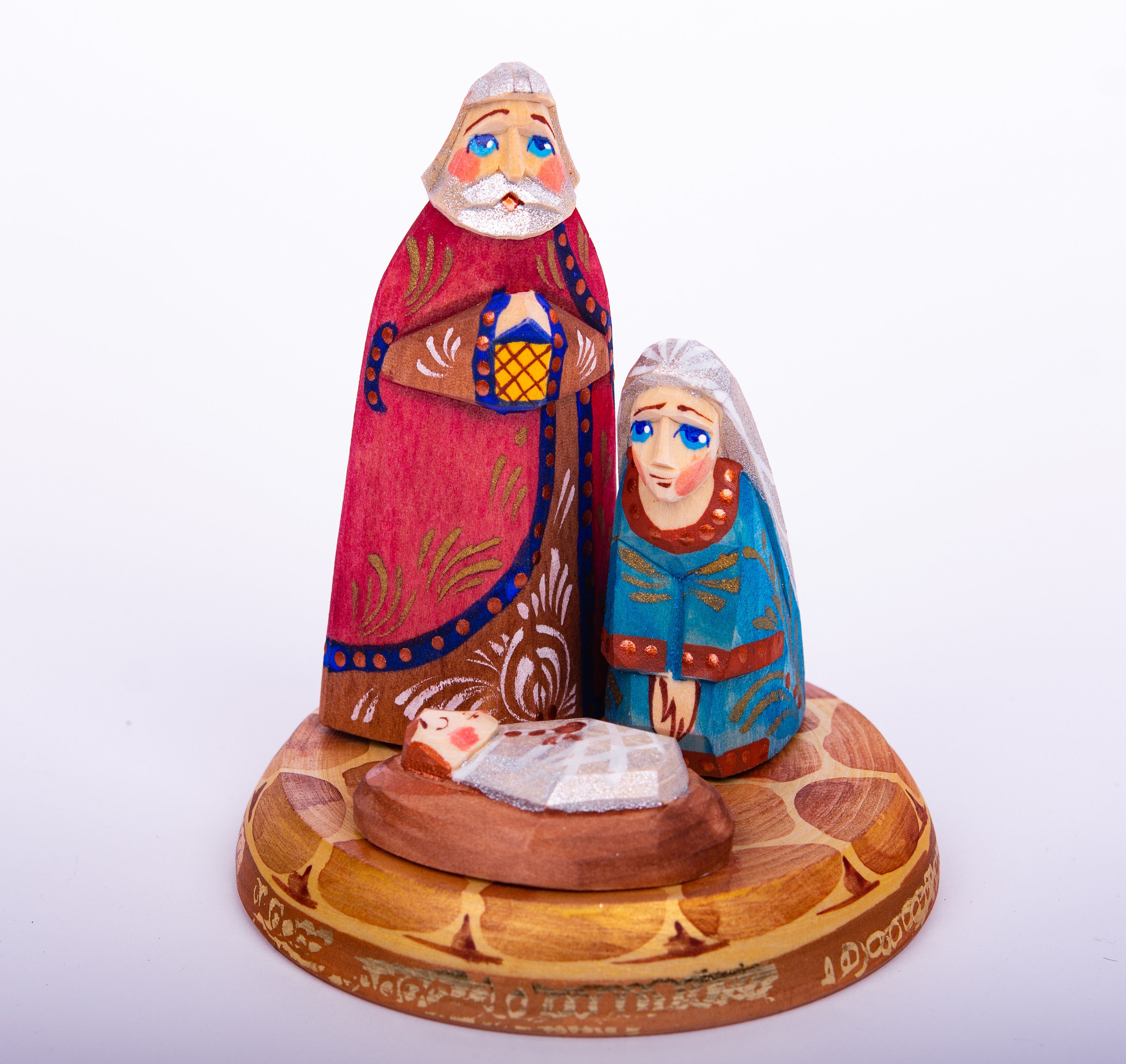 etsy wooden nativity set