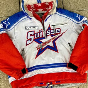 RARE Vintage Winter Jacket by GOLDWIN of the SUISSE Freestyle Ski