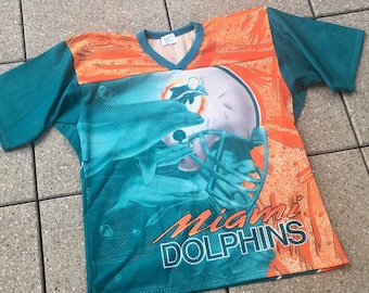 Vintage Miami DOLPHINS Jersey van CCM / Miami Dolphins T-shirt / NFL American Football jaren '90 Vintage /