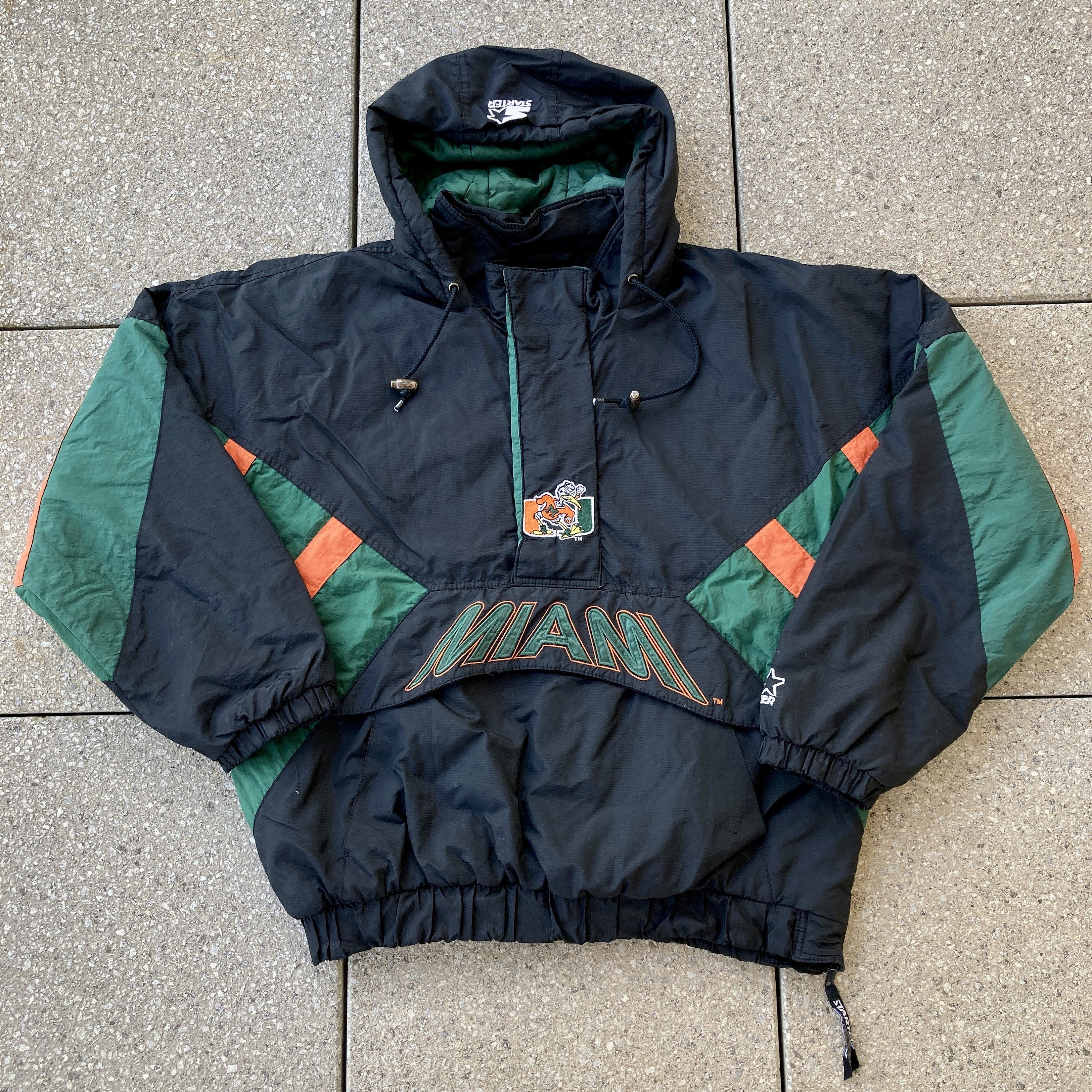 Miami hurricanes online starter pullover