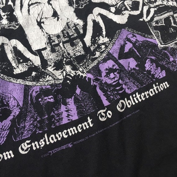 Vintage NAPALM DEATH T-Shirt / From Enslavement To Ob… - Gem